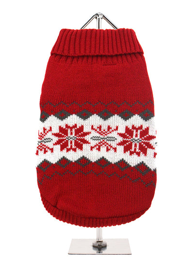 Red Snowflake Jumper