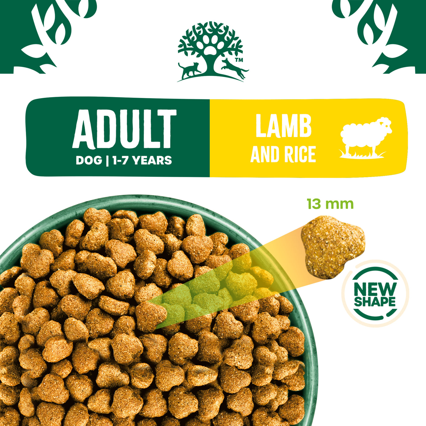 James Wellbeloved Adult Lamb & Rice Dry Dog Food 15kg