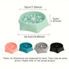 Pet Slow Feeder Bowl - Aqua Green