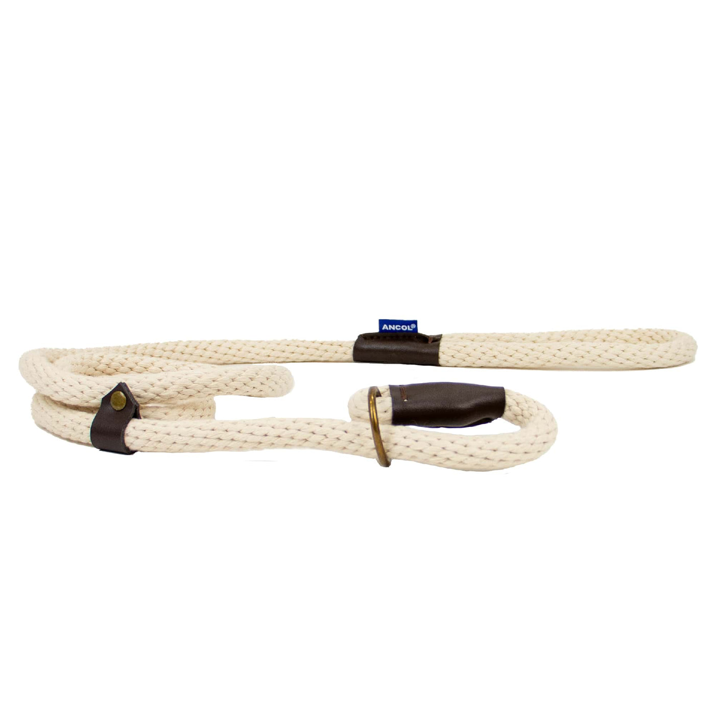 Ancol Heritage Cotton Slip Lead Natural 1.5m x 15mm
