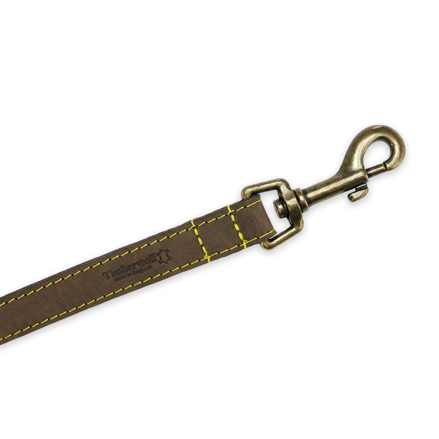 Ancol Timberwolf Leather Dog Lead - Sable