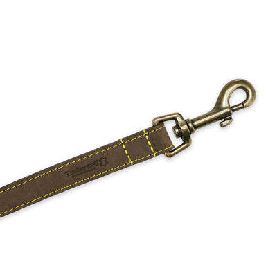 Ancol Timberwolf Leather Dog Lead - Sable