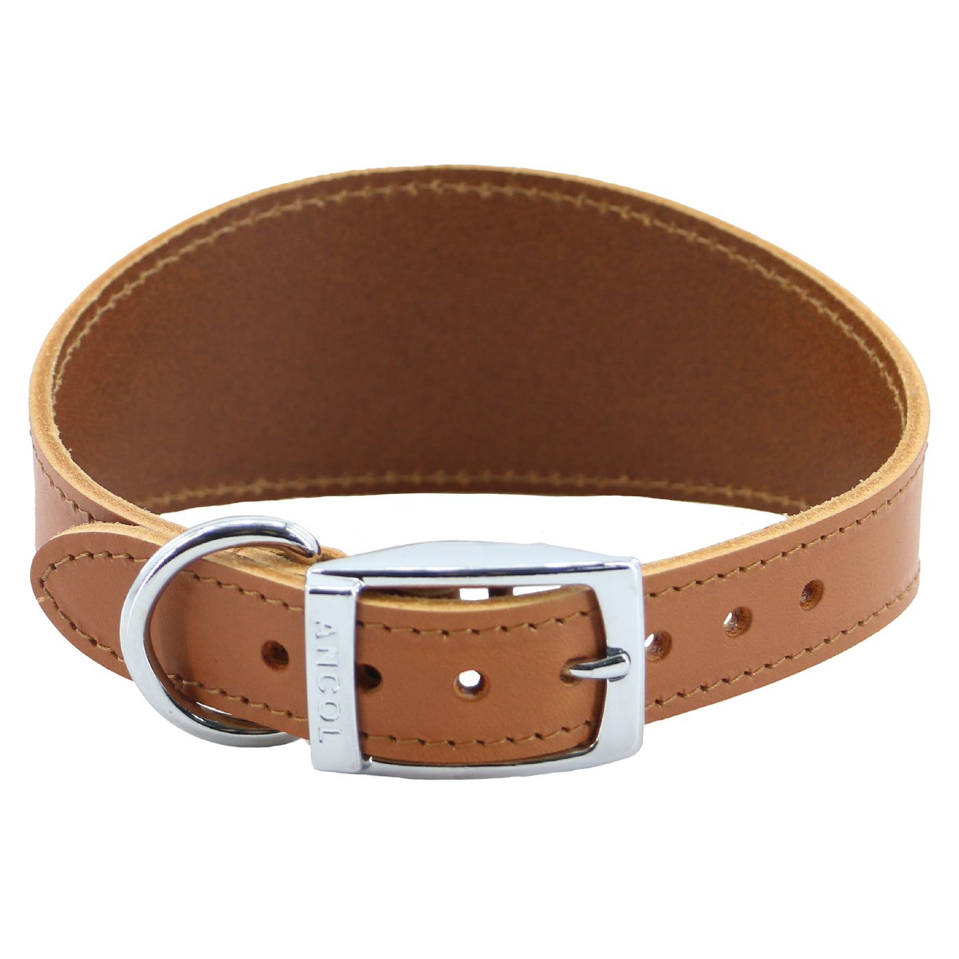 Ancol Whippet Tan Leather Collar