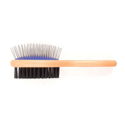 Ancol Ergo Wood Handle Double Sided Brush