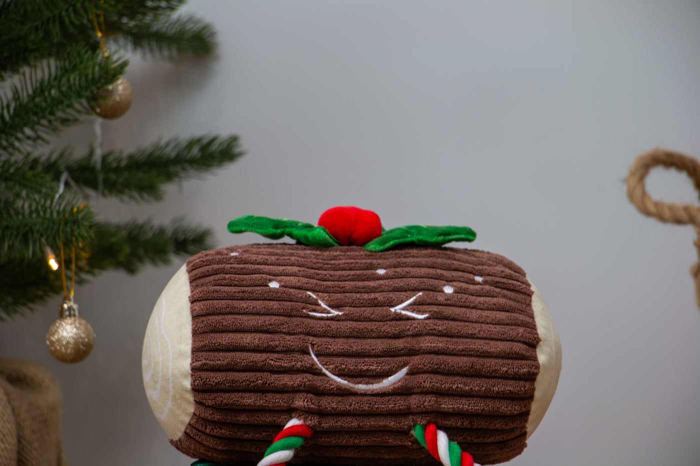 Ann Yule Log Festive Dog Toy by Ancol