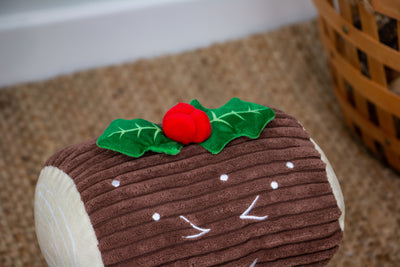 Ann Yule Log Festive Dog Toy by Ancol