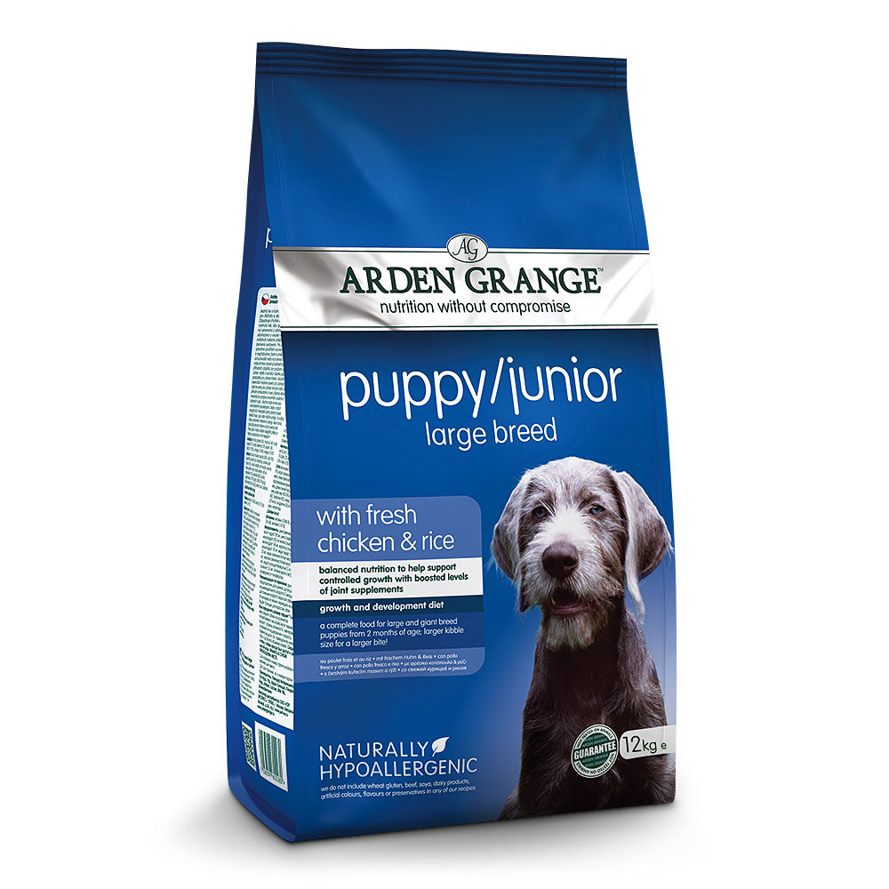 Arden Grange Puppy & Junior Large Breed with Fresh Chicken & Rice