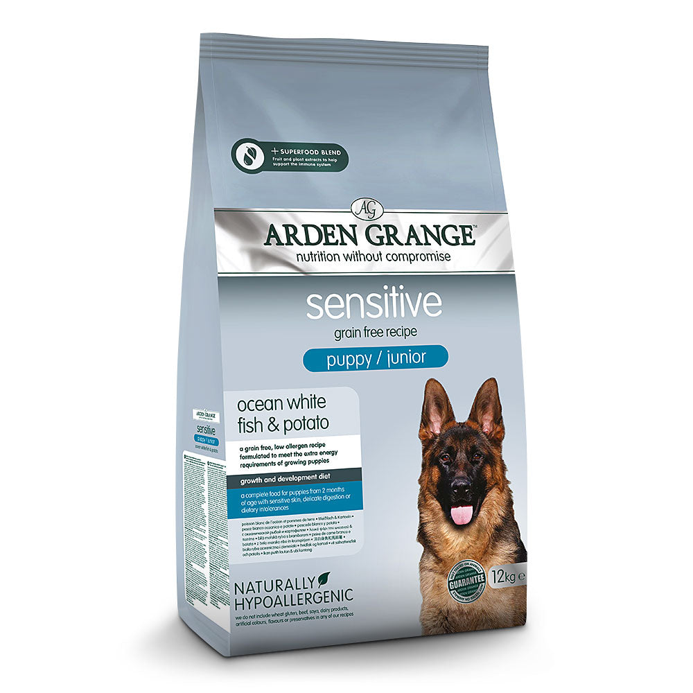 Arden Grange Puppy & Junior Grain Free Ocean White Fish & Potato