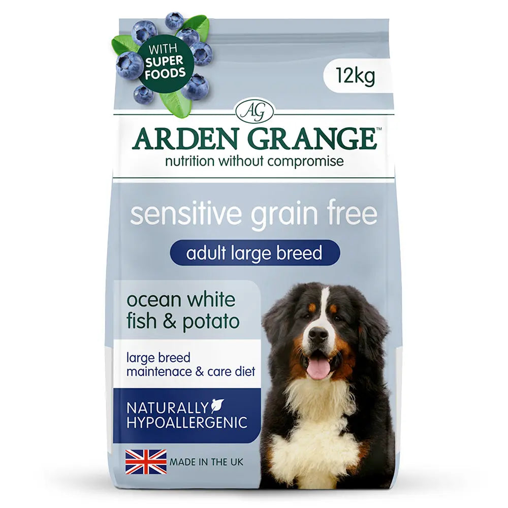 Arden Grange Sensitive Adult Large Breed Grain Free Ocean White Fish & Potato