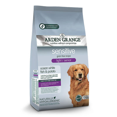 Arden Grange Sensitive Light Senior Grain Free Ocean White Fish & Potato