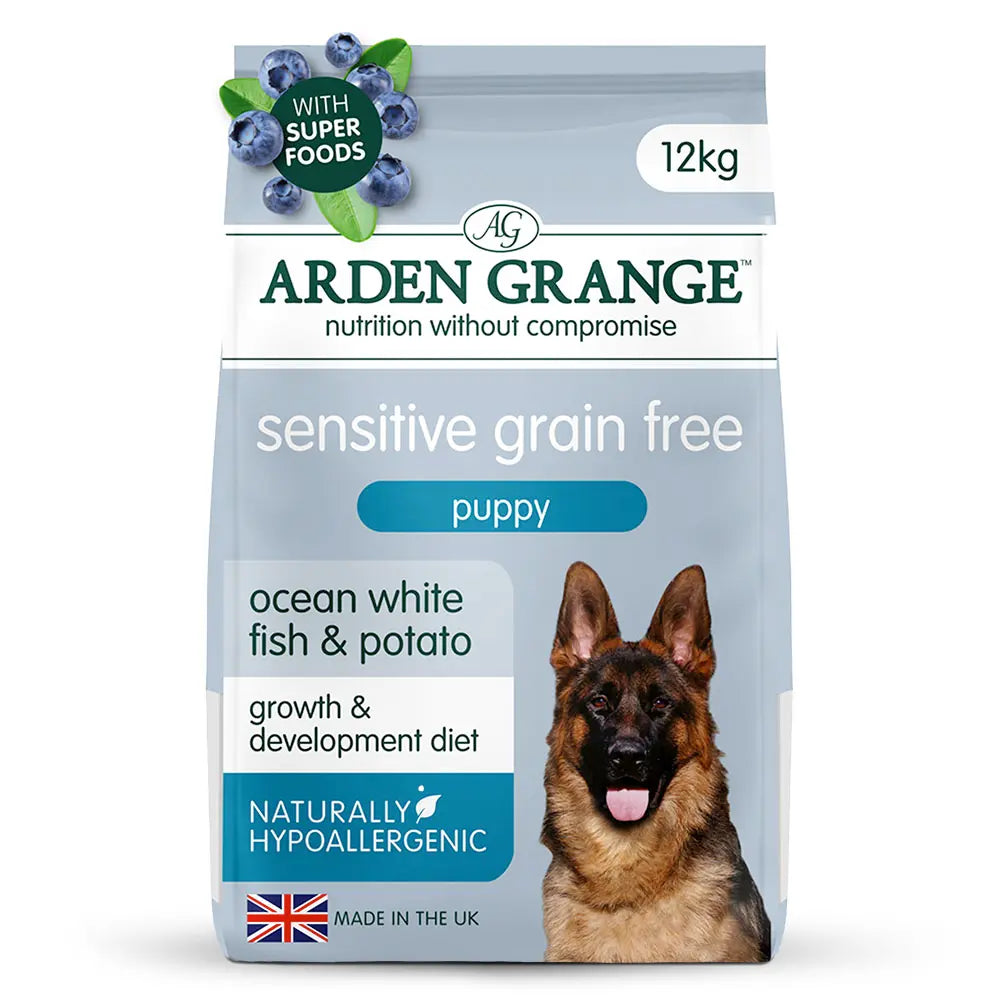 Arden Grange Puppy & Junior Grain Free Ocean White Fish & Potato