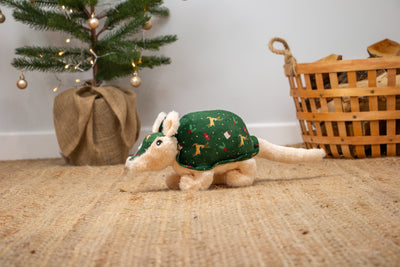 Arnold Armadillo Festive Dog Toy by Ancol