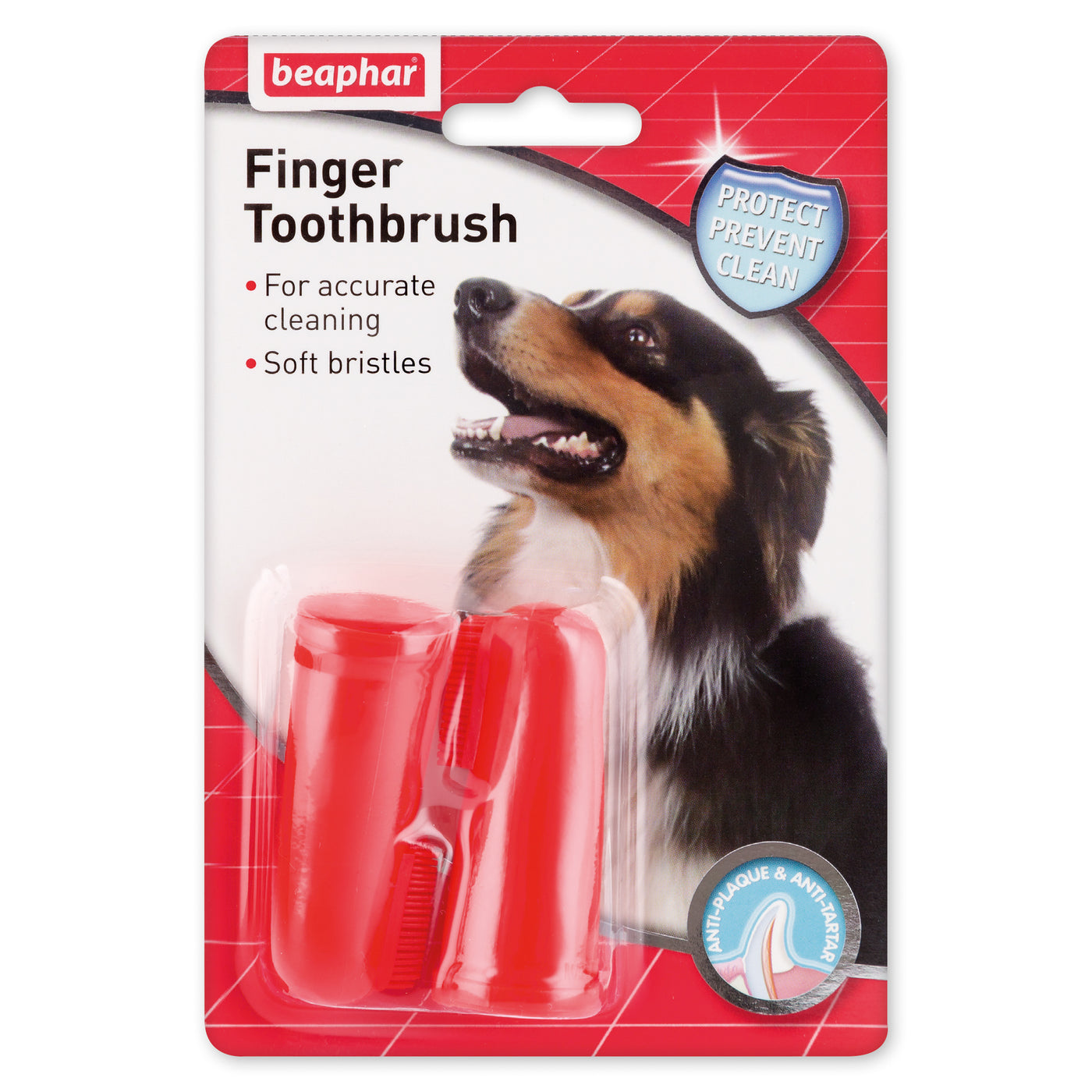 Beaphar Soft Finger Toothbrush For Cats & Dogs 2 Pack