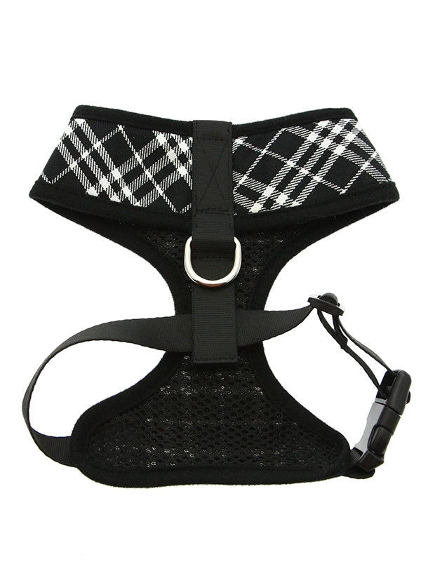 Black & White Tartan Harness in size XLarge ONLY