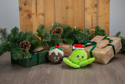 Bouncing Colin Jr Festive Dog Toy by Ancol