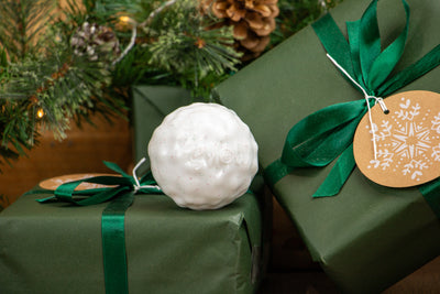 Bouncy Ball Festive Dog Toy by Ancol