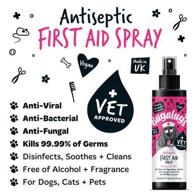 Bugalugs Antiseptic First Aid Spray 250ml