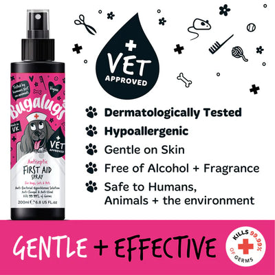 Bugalugs Antiseptic First Aid Spray 250ml