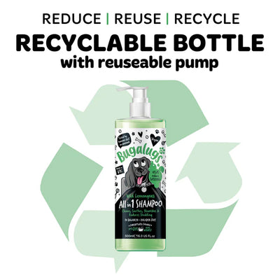 Bugalugs All in 1 Wild Lemongrass Dog Shampoo 250ml