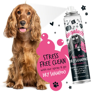 Bugalugs Baby Fresh Dry Shampoo for Dogs