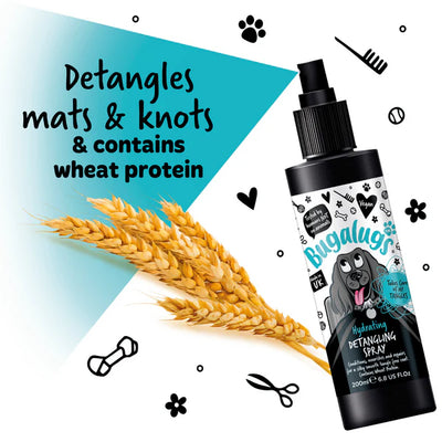 Bugalugs Fragrance Free Hydrating Detangling Spray for Dogs
