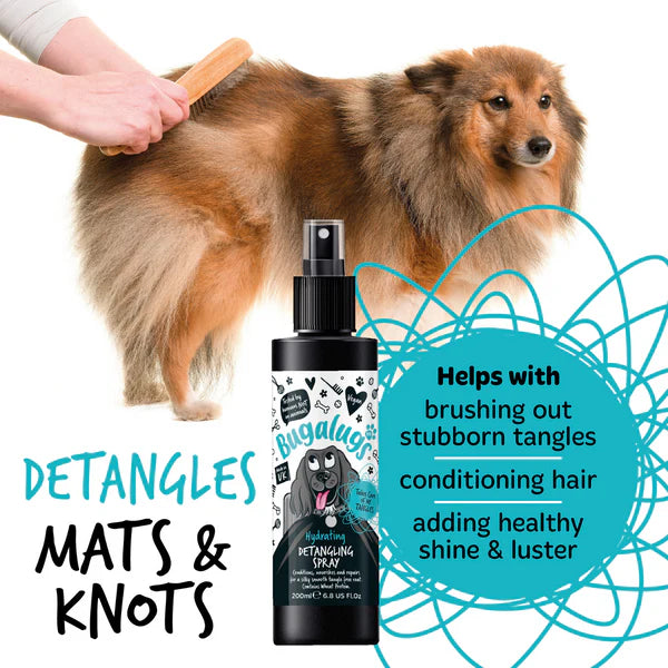 Bugalugs Fragrance Free Hydrating Detangling Spray for Dogs