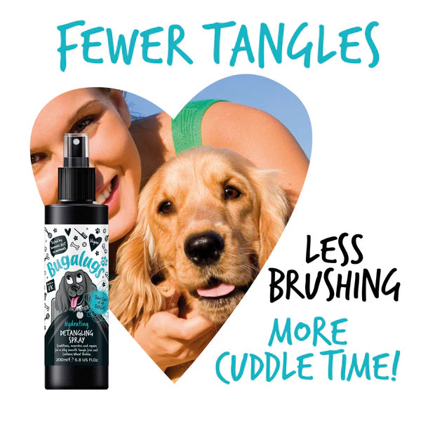 Bugalugs Fragrance Free Hydrating Detangling Spray for Dogs
