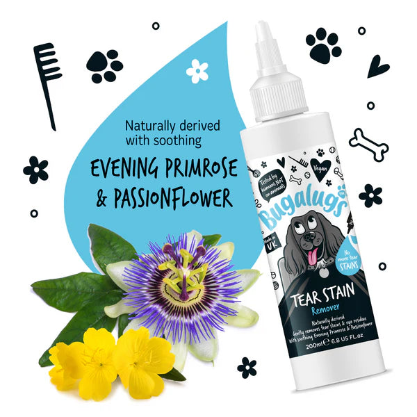 Bugalugs Tear Stain Remover Solution for Dogs