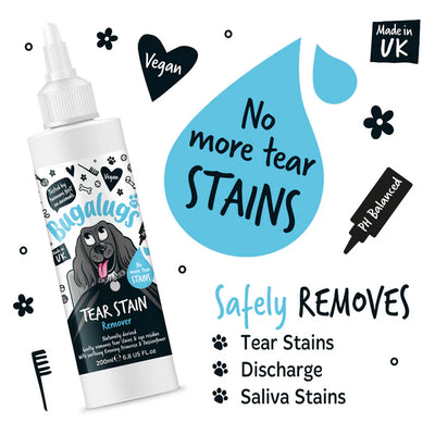 Bugalugs Tear Stain Remover Solution for Dogs