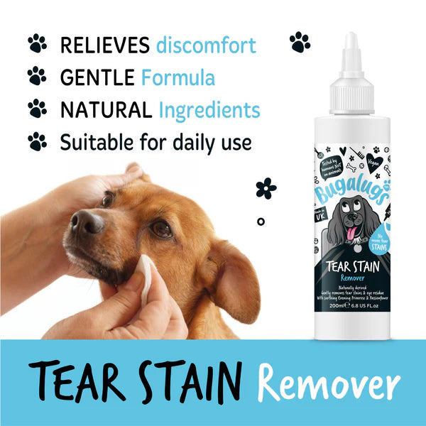 Bugalugs Tear Stain Remover Solution for Dogs
