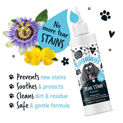 Bugalugs Tear Stain Remover Solution for Dogs