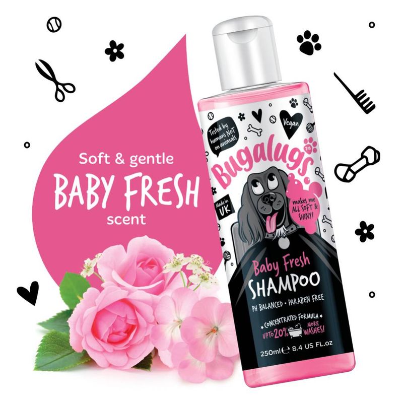 Bugalugs Baby Fresh Dog Shampoo 250ml