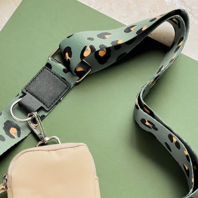 Cocopup Bag Strap (Khaki Leopard)