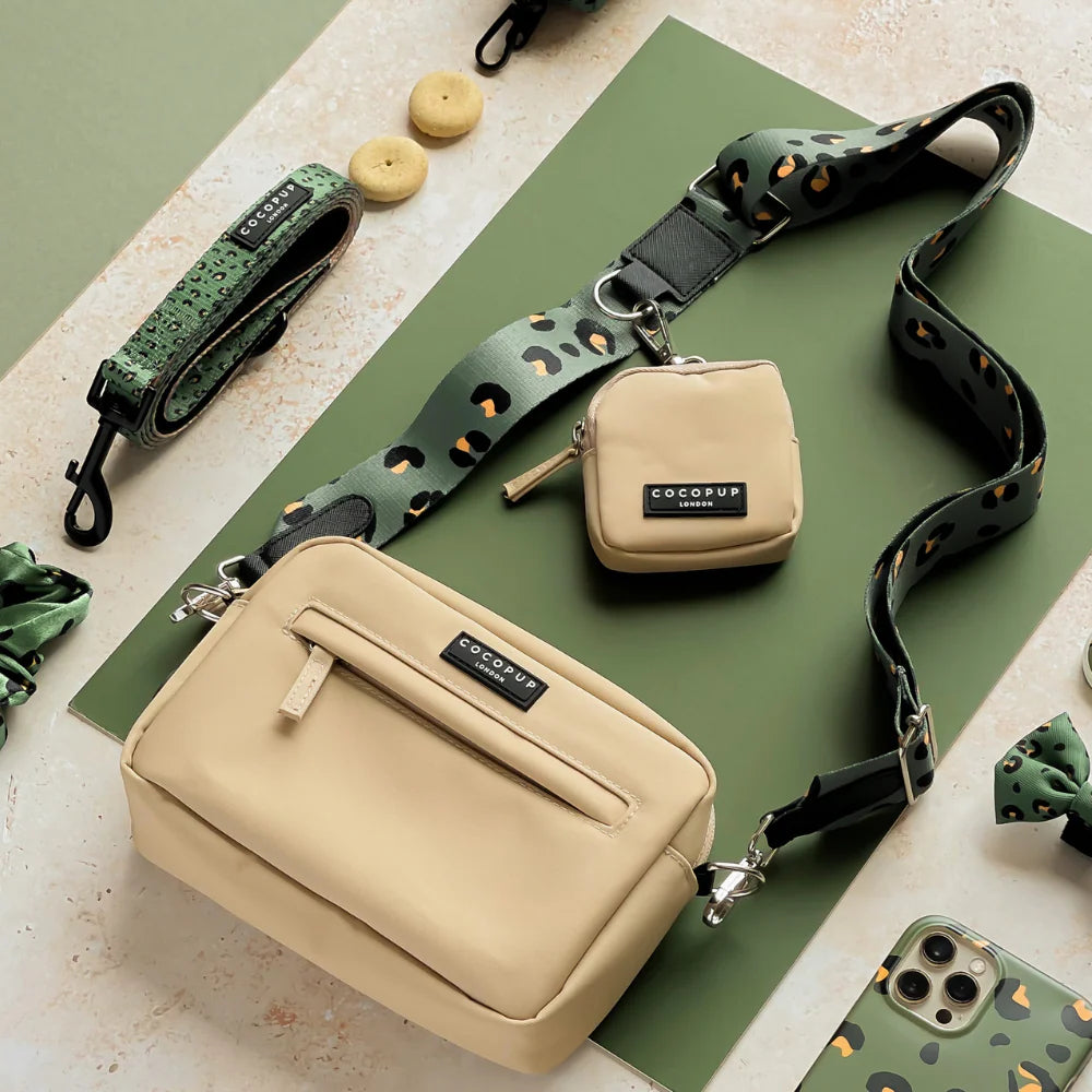 Cocopup Bag Strap (Khaki Leopard)