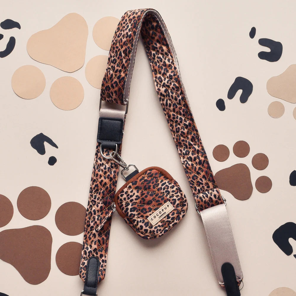 Cocopup Bag Strap (Quilted Leopard)