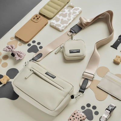 Cocopup Dog Walking Bag (Caramel Latte)