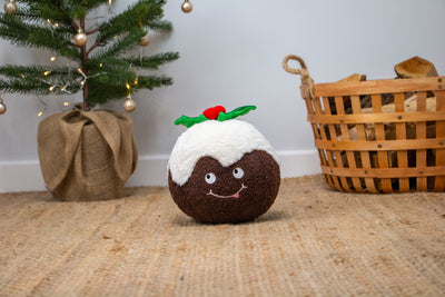 Colin Christmas Pudding Festive Dog Toy by Ancol