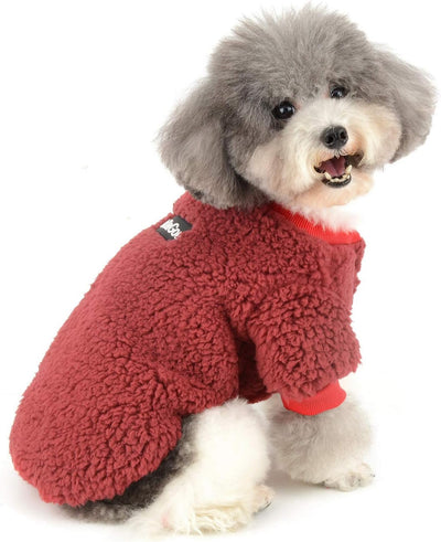 Teddy Bear Burgundy Red Soft Jumper Dadagou