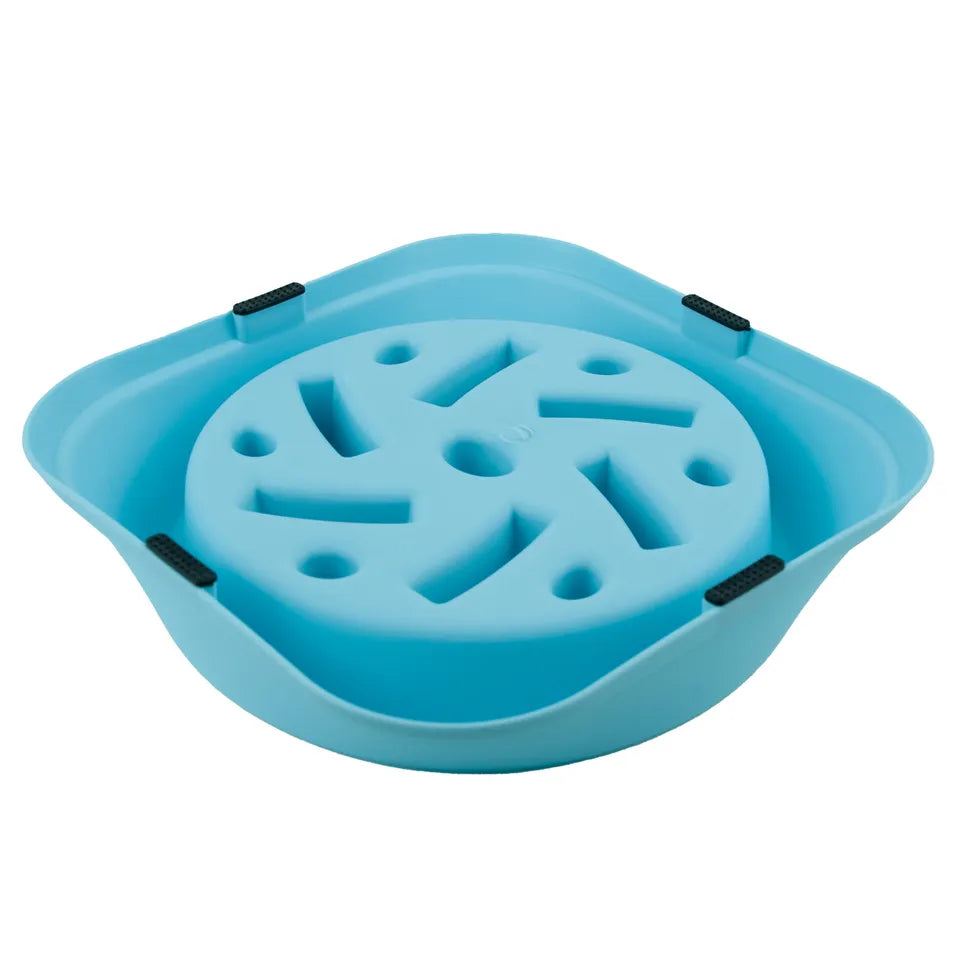 Slow Feeding Dog Bowl Green