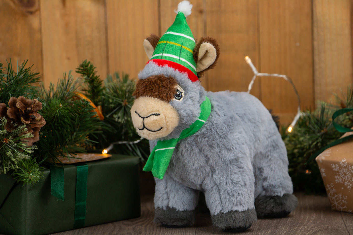 Dominic the Donkey Festive Dog Toy by Ancol