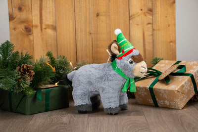 Dominic the Donkey Festive Dog Toy by Ancol