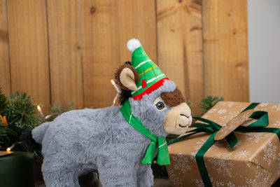 Dominic the Donkey Festive Dog Toy by Ancol