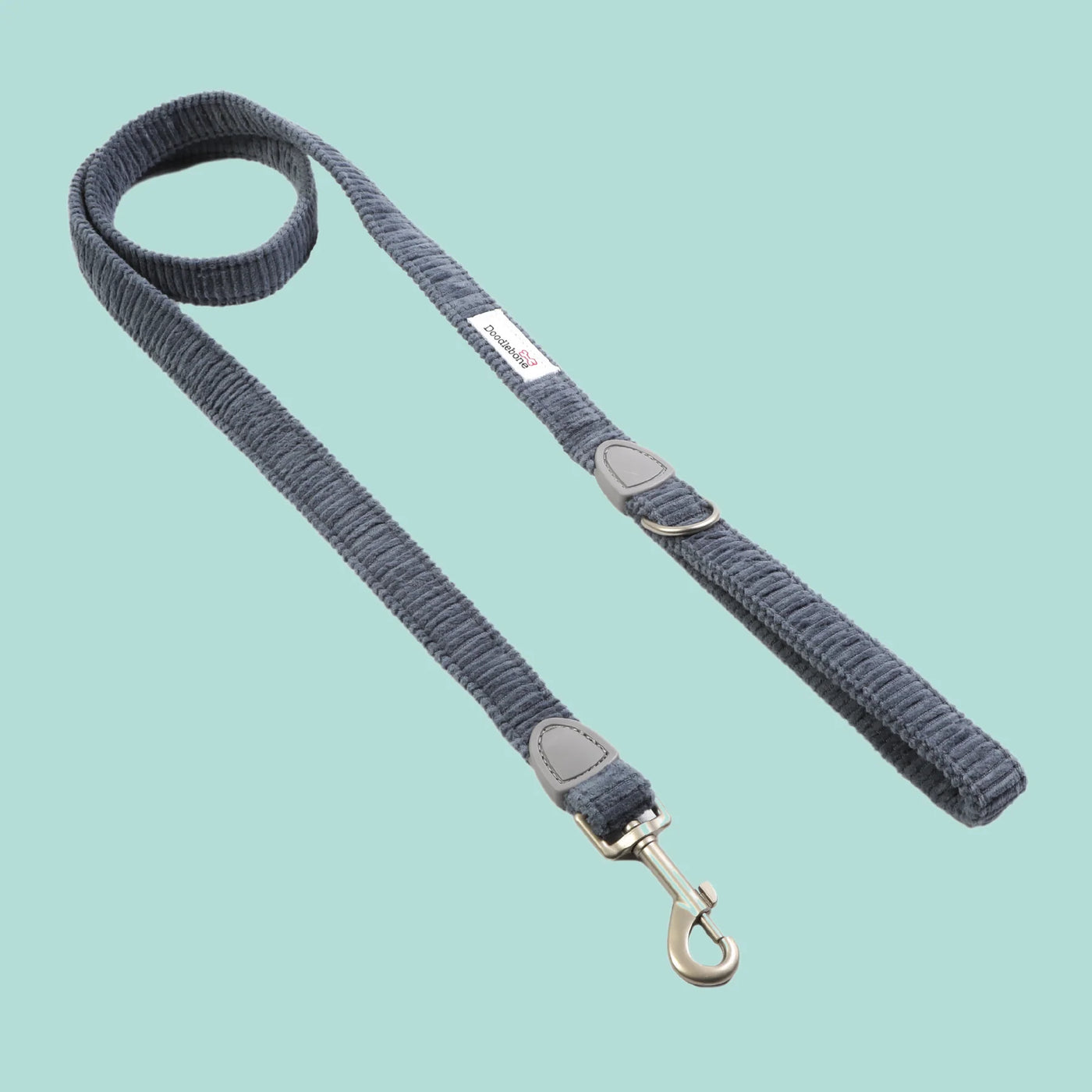 Doodlebone Dinky Dog Snappy Lead - Blue Cord