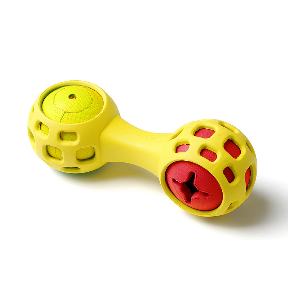 Duratoy Dumbbell Treat Dispenser Dog Chew Toy