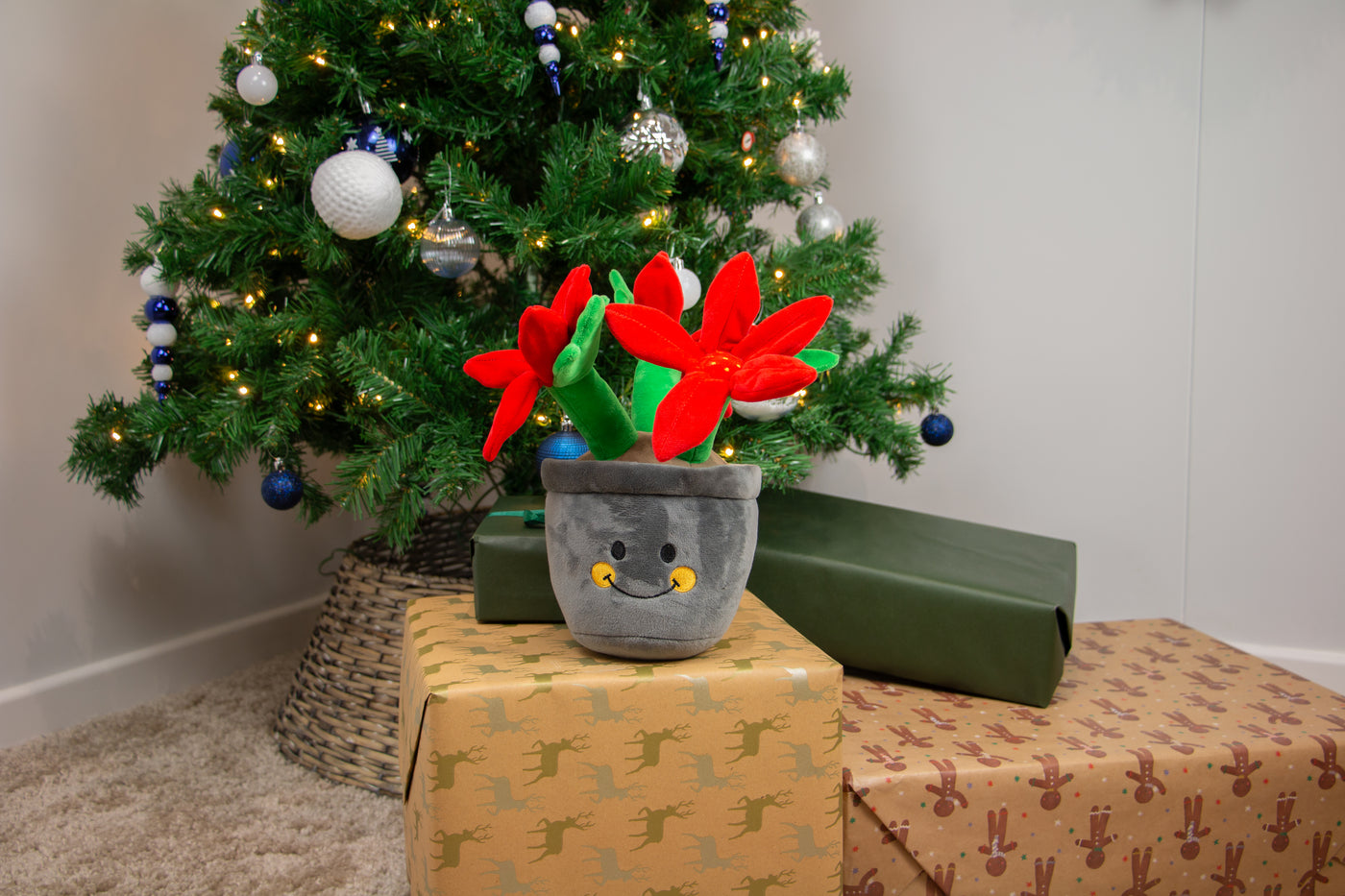 Henrietta Poinsettia Plush Toy by Ancol