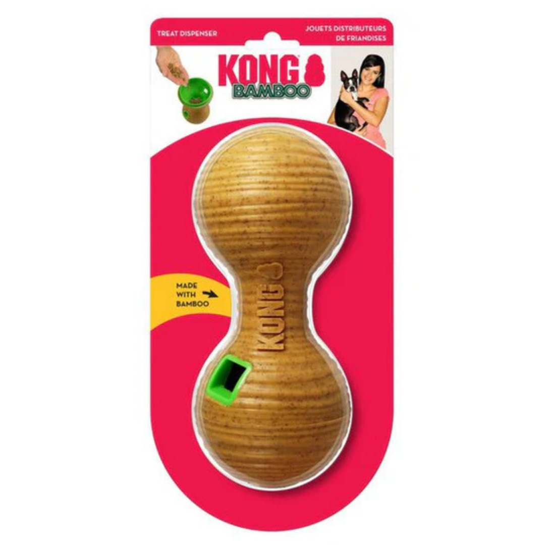 KONG Bamboo Feeder Dumbbell Medium