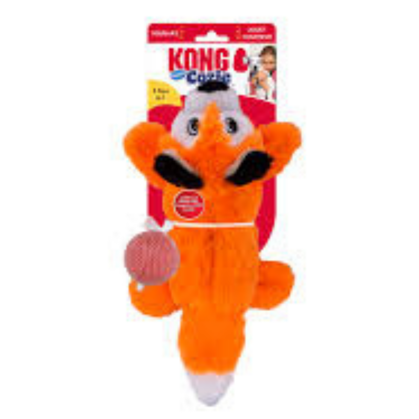 KONG Cozie Pocketz Fox Medium