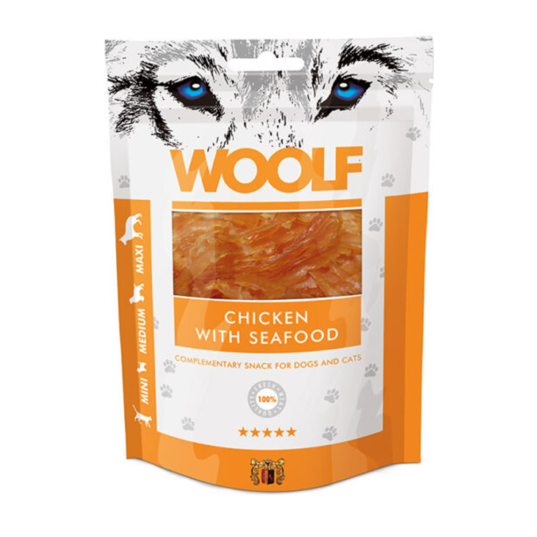 WOOLF Chicken with Seafood 100g