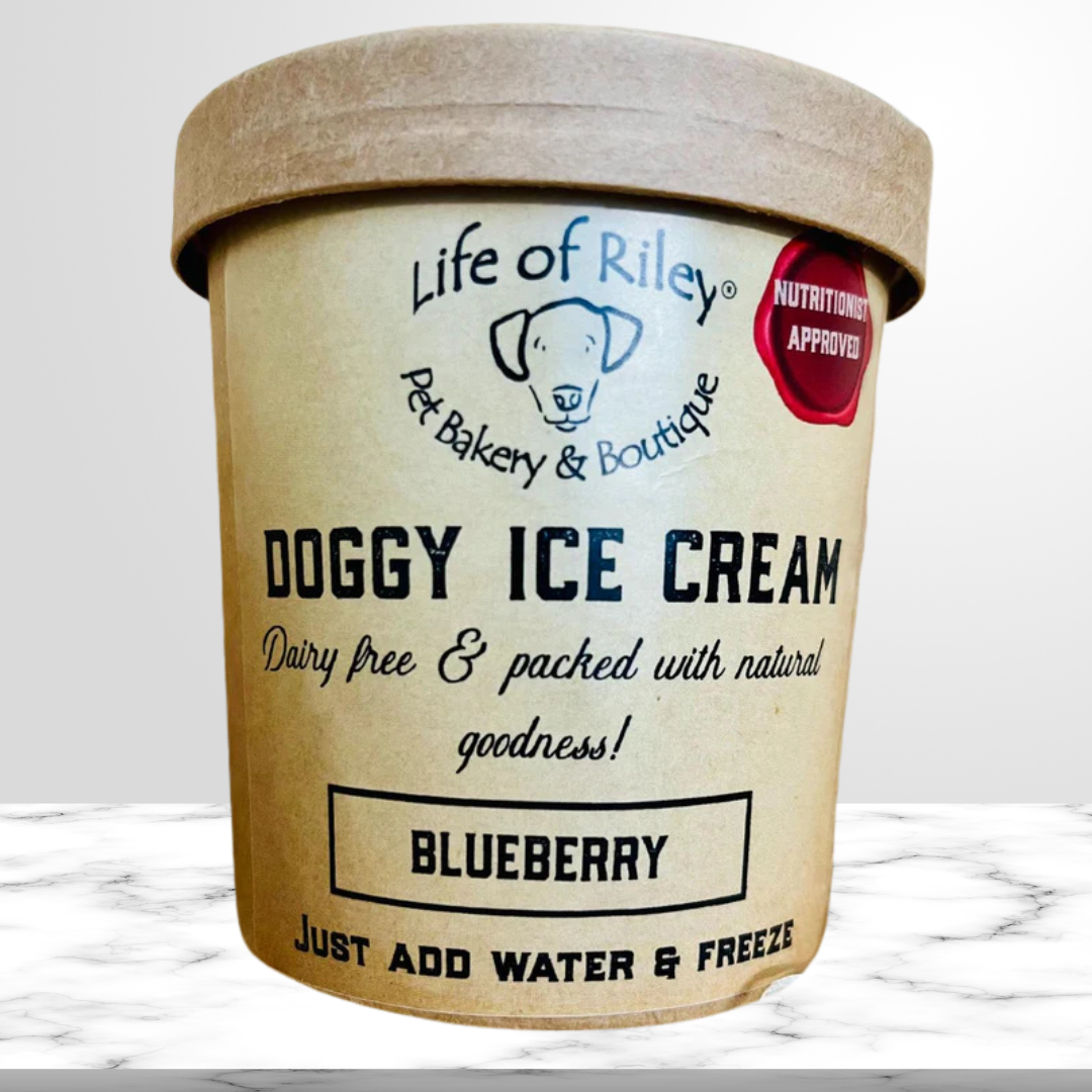 BlueBerry Ice Cream for Dogs