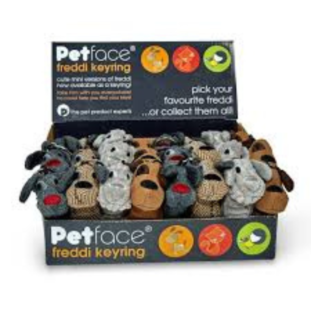 Petface Freddi Plush Keyrings